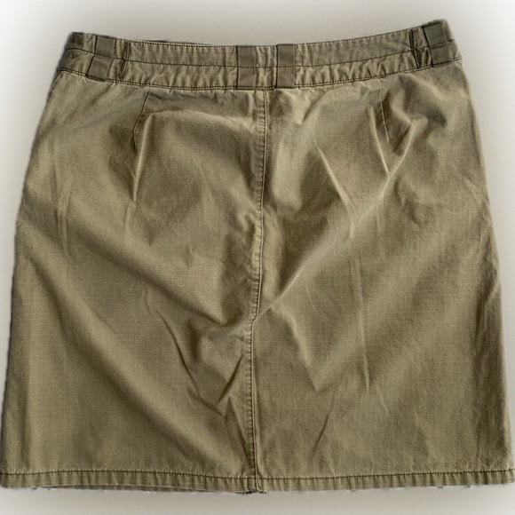 MOSSIMO zip expanding to full skirt hipster tan skirt | 12/13 - Picture 5 of 6